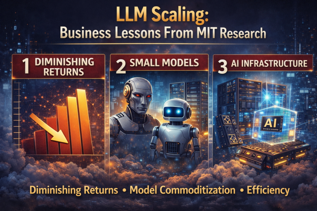 LLM scaling business lessons on diminishing returns and AI strategy